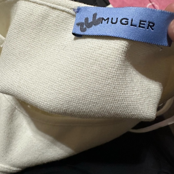 NWOT Mugler Asymmetrical Cut Out Bodysuit - Picture 6 of 7